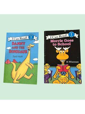 I Can Read Level 1 Set Danny and the Dinosaur Morris Goes to School Books